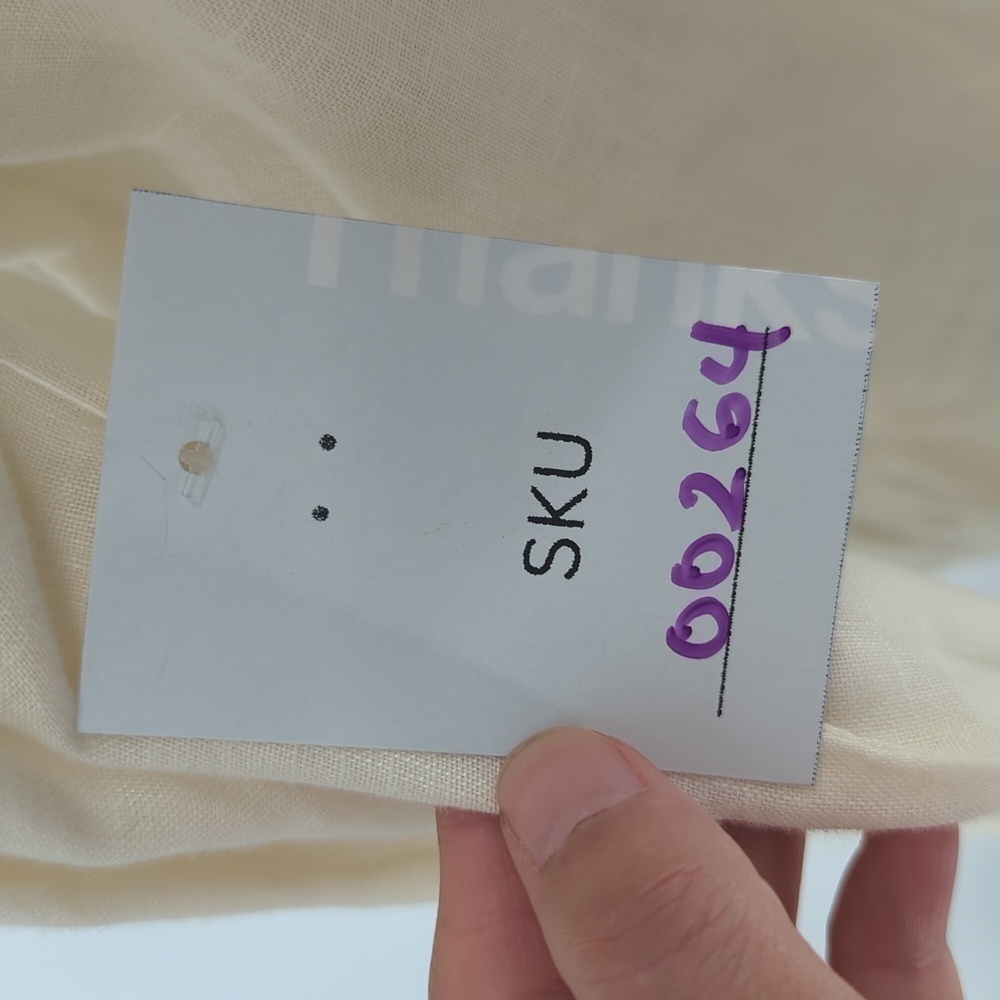 Vintage Pleated Button Down Top Ivory S/M preppy retro Business casual bohemian - Picture 5 of 9